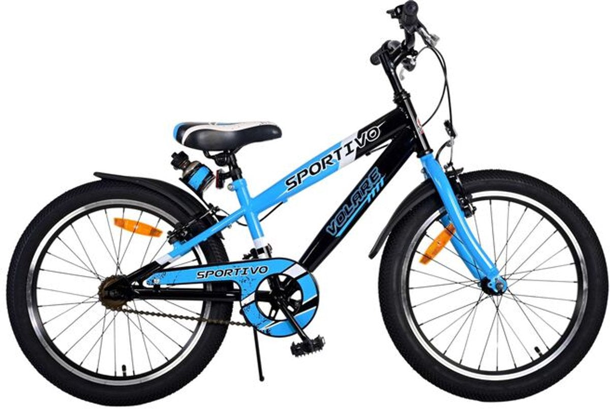 Volare Sportivo Kinderrad - Jungen - 20 Zoll - Blau - Zwei Handbremsen