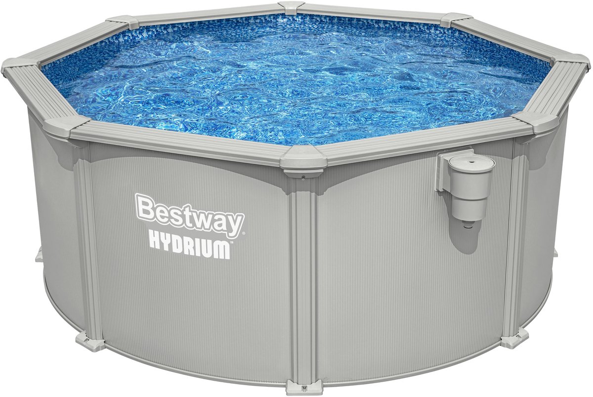 Bestway Hydrium Bestway® Hydrium™ 3,05 m x 1,22 m rundes oberirdisches Poolset mit Stahlwänden