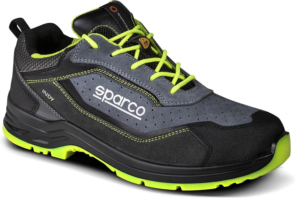 Sparco Arbeitsschuhe S1PS – Indy Texas – Graugelb – Grau – 43