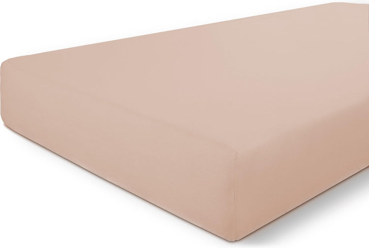 Byrklund Spannbetttuch Basics Baumwolle – 90 x 220 – 100 % Baumwolle – Altrosa