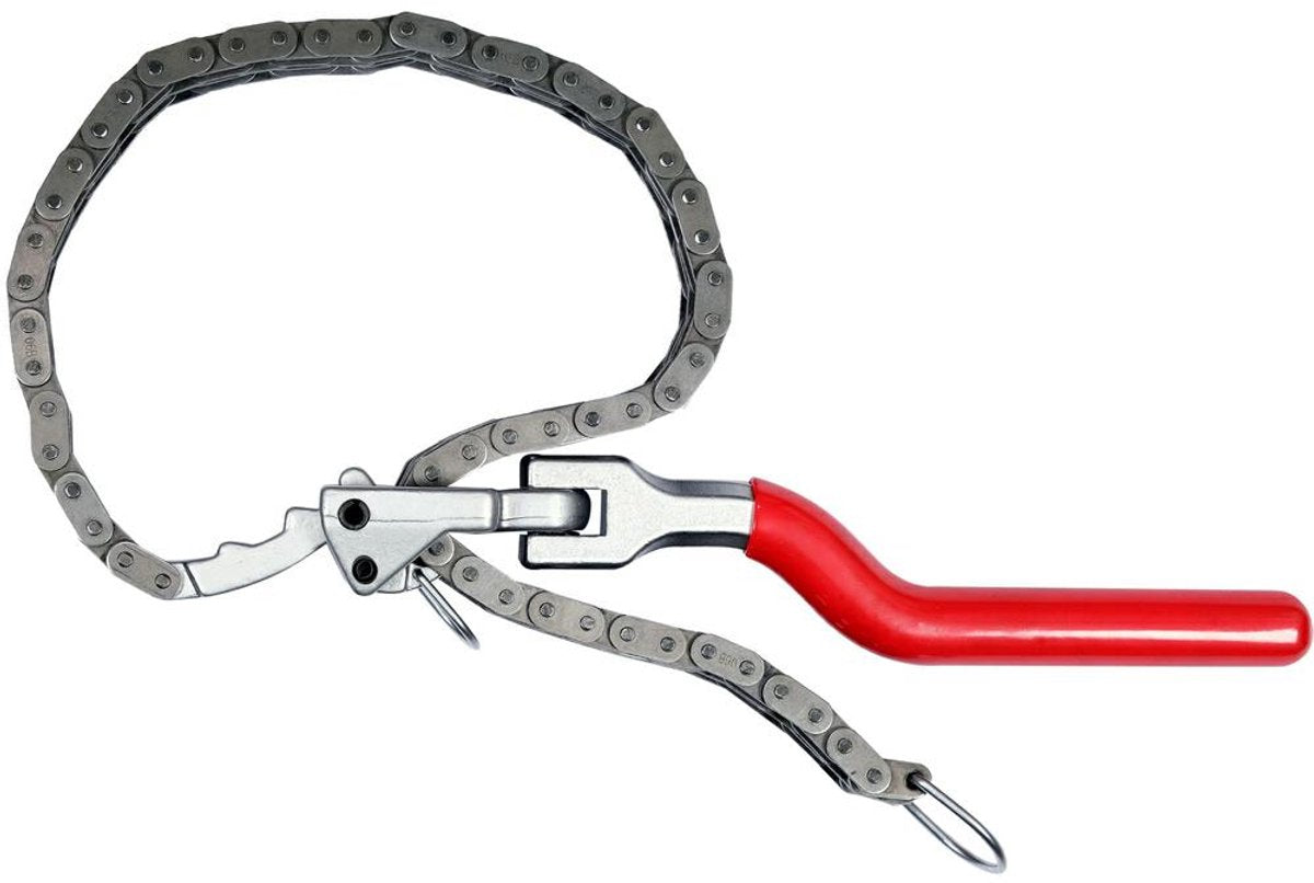 Yato-Serie – Kettenschlüssel für Ölfilter – selbstklemmend – CRV-Stahl – rutschfester Griff