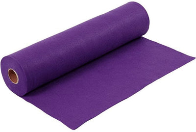 Creativ Company Hobbyfilz, B: 45 cm, Stärke 1,5-2 mm, 180-200 g, lila, 5 m 1 Rolle