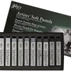 Creativ Company Galerie Soft Pastell Set Black White Harmonie, 12st.
