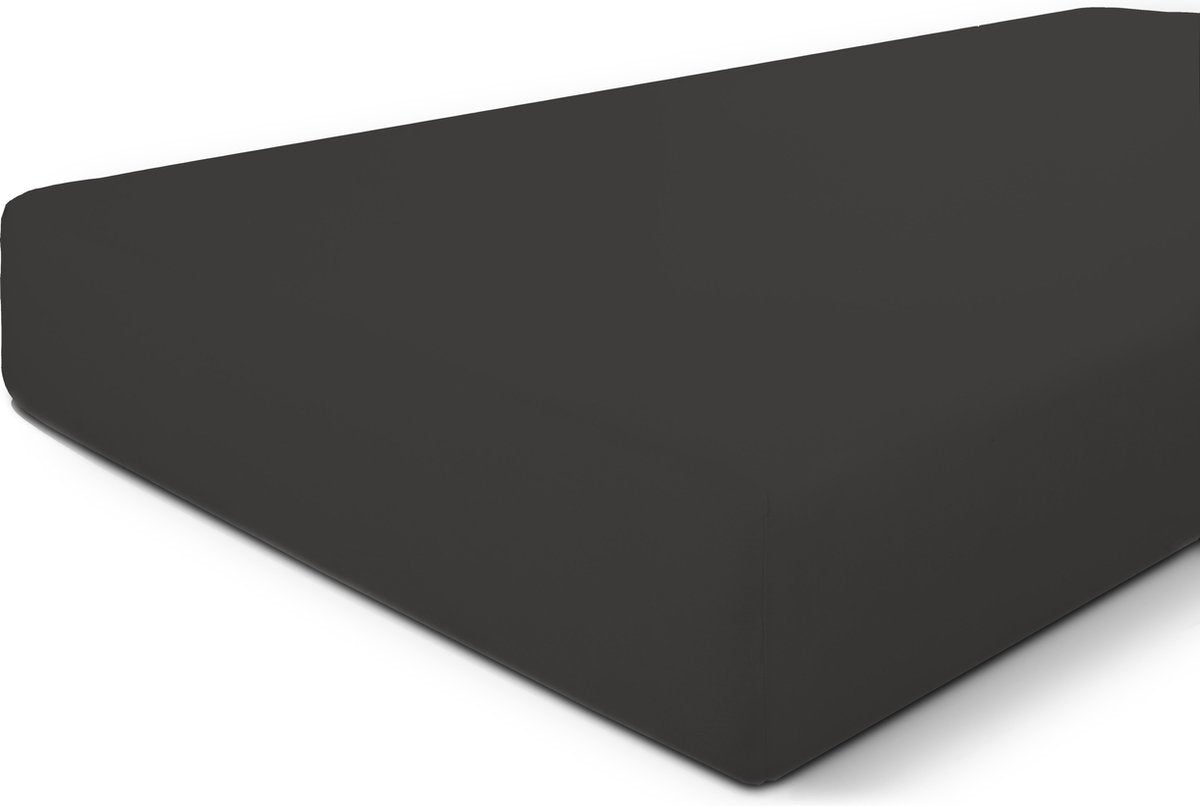 Byrklund Spannbetttuch Basics Baumwolle – 80 x 200 – 100 % Baumwolle – Anthrazit