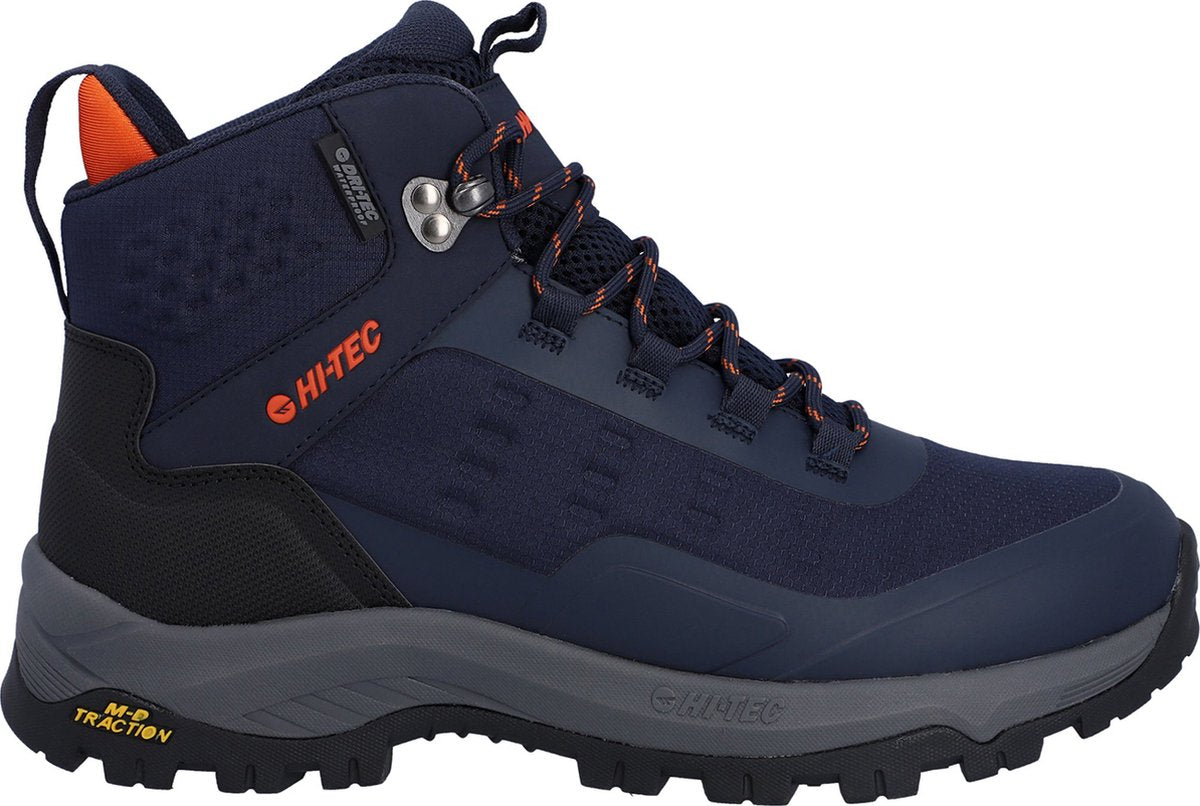 Hi-Tec Storm Expedition Sport wasserabweisende blaue Wanderstiefel in Größe 41 für Herren