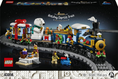 Lego Icons festlicher Weihnachtszug Weihnachtsdekoration - 10361