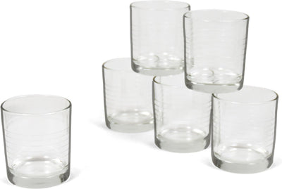 Bormioli Rocco Bormioli Trinkgläser – 6 Stück – transparent – Glas – 240 ml – Gläser – Trinkglas, Wasserglas, Trinkglas