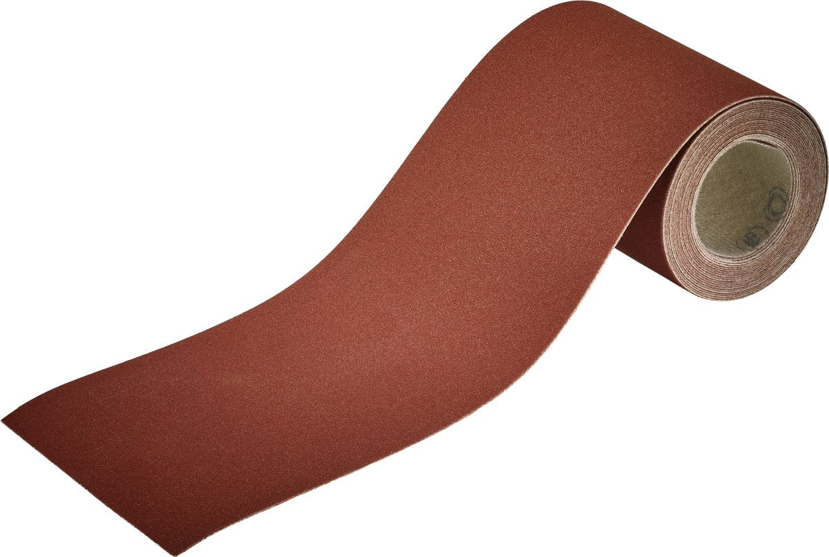 Wolfcraft – Schleifpapier, Körnung 180 – 5 Meter auf Rolle – 93 mm – für Holz, Metall – 5813000