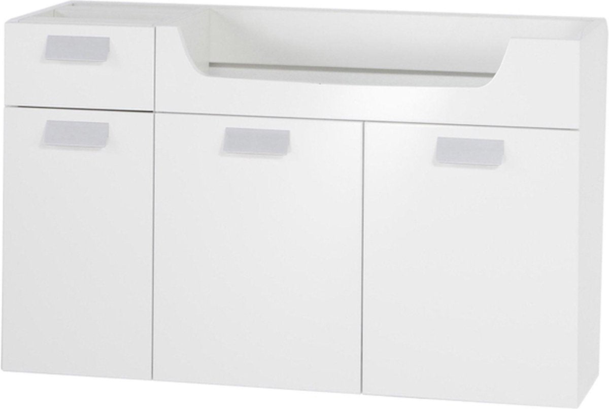 Differnz Unterschrank 100x60x33cm mit Softclose MDF weiß