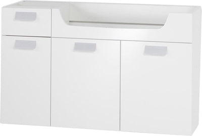 Differnz Unterschrank 100x60x33cm mit Softclose MDF weiß