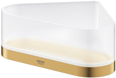 Grohe Selection Eckduschwanne mit Halter – Cool Sunrise gebürstet (Mattgold) – 41038gn0