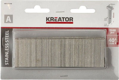 Kreator krt305140 Nägel – Typ A – 40 mm – 1500 Stück