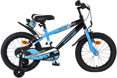 Volare Sportivo Kinderbike Jungen 16 Zoll blau schwarze zwei Handbremsen