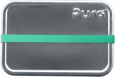 Pura Lunchbox - klein - inklusive Silikonband - Edelstahl - plastikfrei