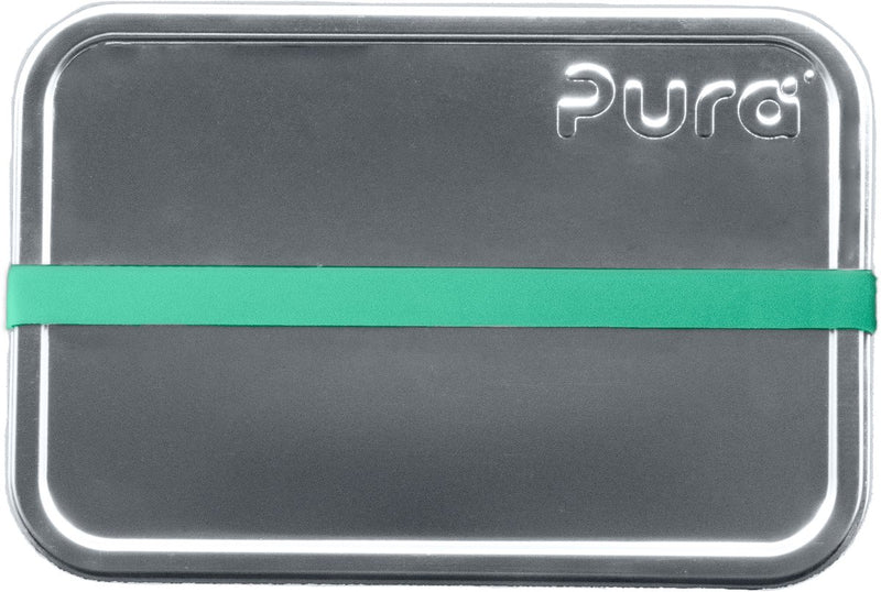 Pura Lunchbox - klein - inklusive Silikonband - Edelstahl - plastikfrei