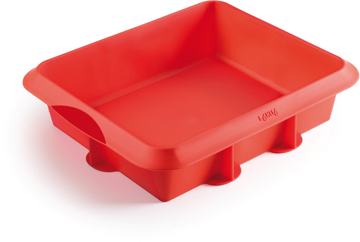 Lékué Lasagne-Backform – Silikon – Rot