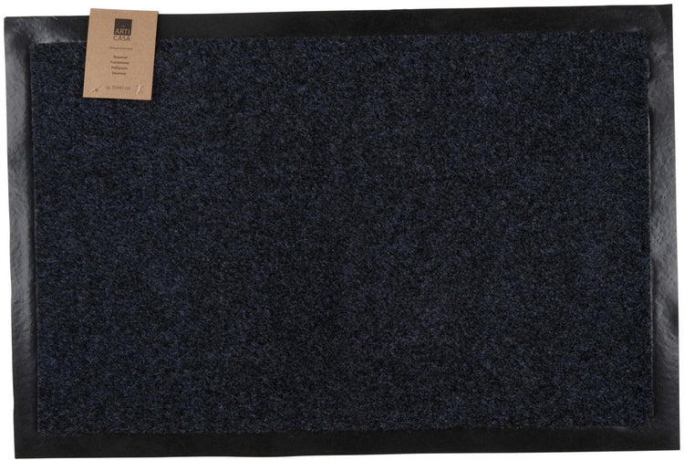 Arti casa Fußmatte – 60 x 40 cm – Eingangsmatte mit Anti-Rutsch – Schwarz