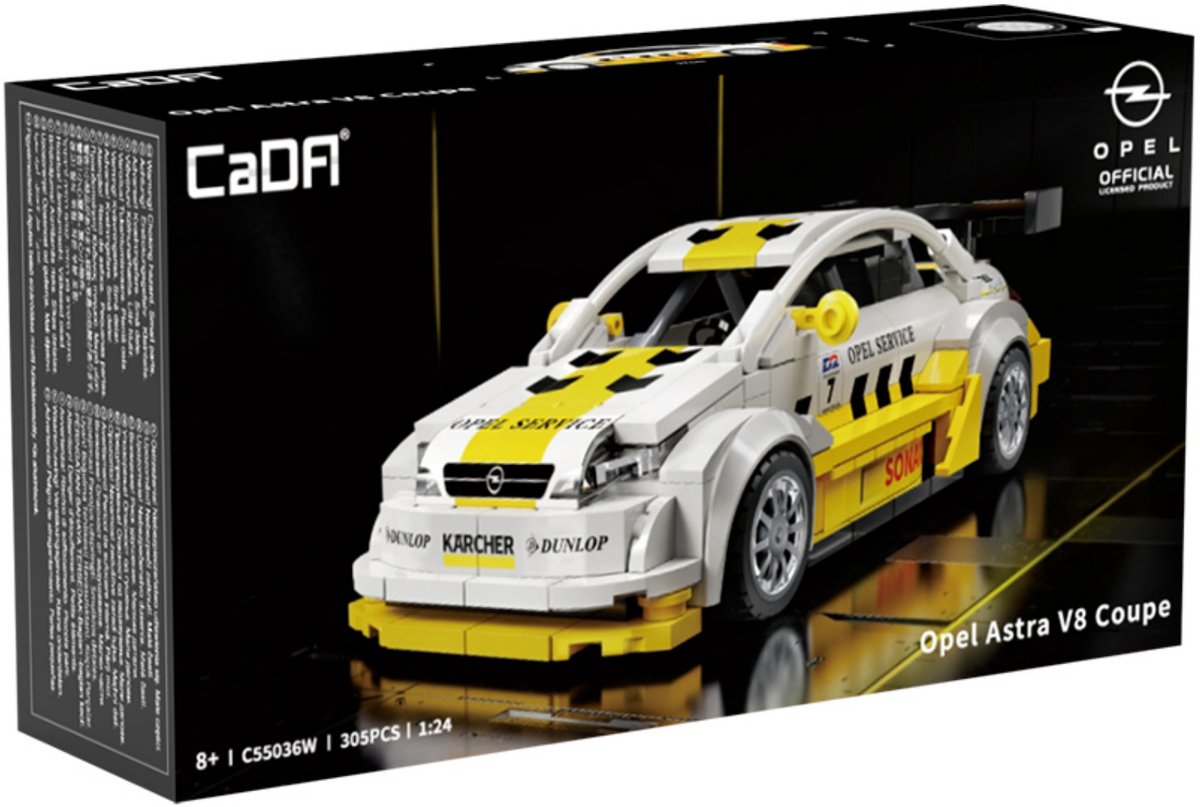 Cada opel astra v8 coupé 1:24 - c55036w - - onesize