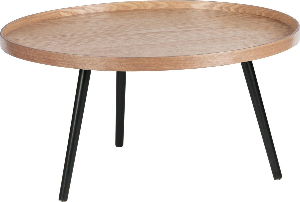 Woood Mesa Beistelltisch XL – Holz – Natur – 39 x 78 x 78