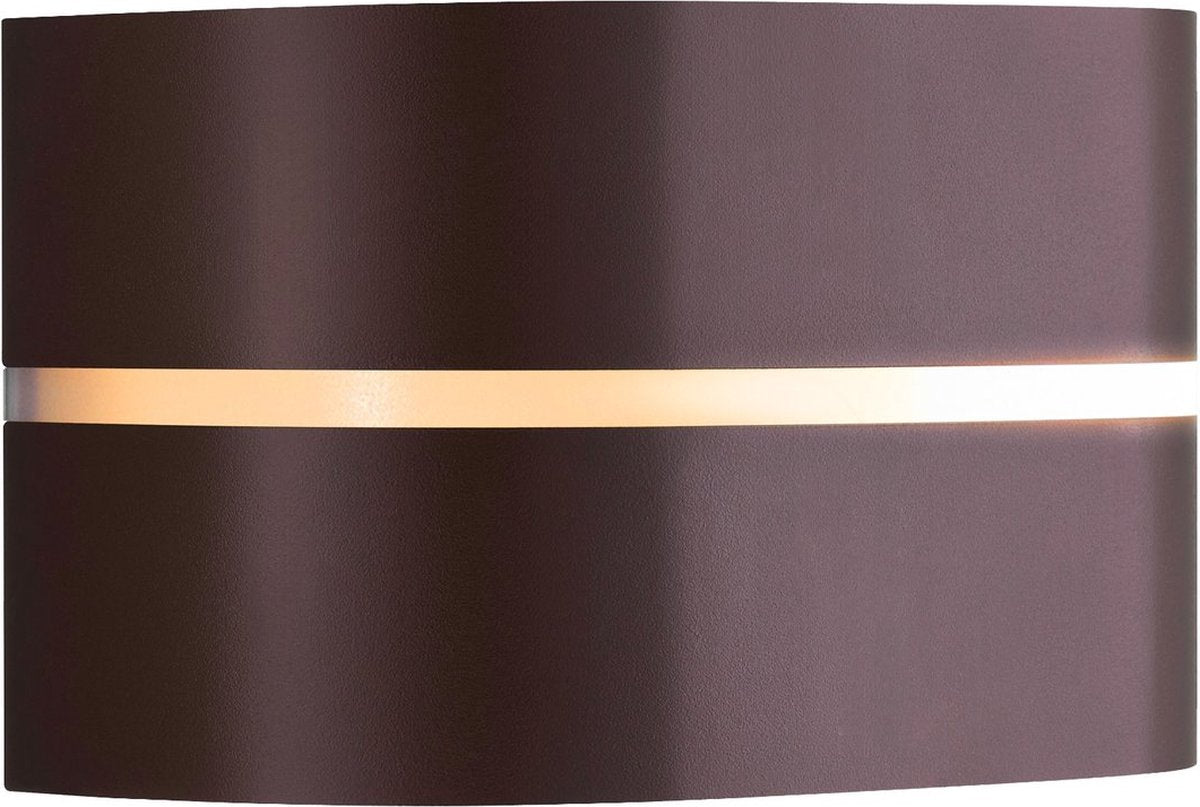 Nordlux sibelis-Wandleuchte-e27-braun metallic
