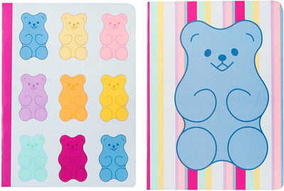 Kangaro-Notizbücher – B'log Sweet Candy – Größe A5 – mit Linie – 2 Stück – mit Erdbeerduft – an-122664-a