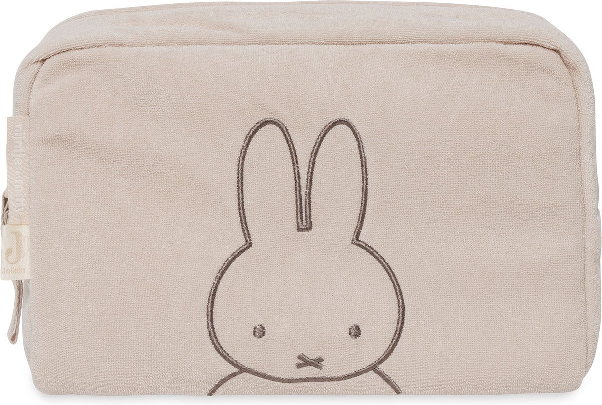Jollein x Miffy Federmäppchen Frottee Miffy – Nougat