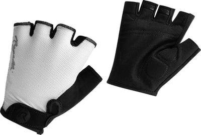 Rogelli Core Fahrradhandschuhe Damen – Sommer-Fahrradhandschuhe – Kurzfinger – Weiß – Größe XS