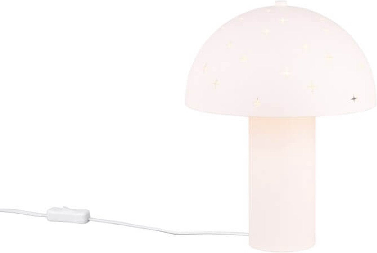 Rl lebe deine Lichtrealität seta - Tischleuchte - weiß matt - exkl. 1x e14 28w - Schnurschalter