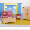 Goki Dollhouse Möbel Schlafzimmer