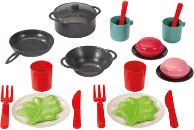 Ecoiffier 100% Koch Tee Set in Bag, 22dlg.