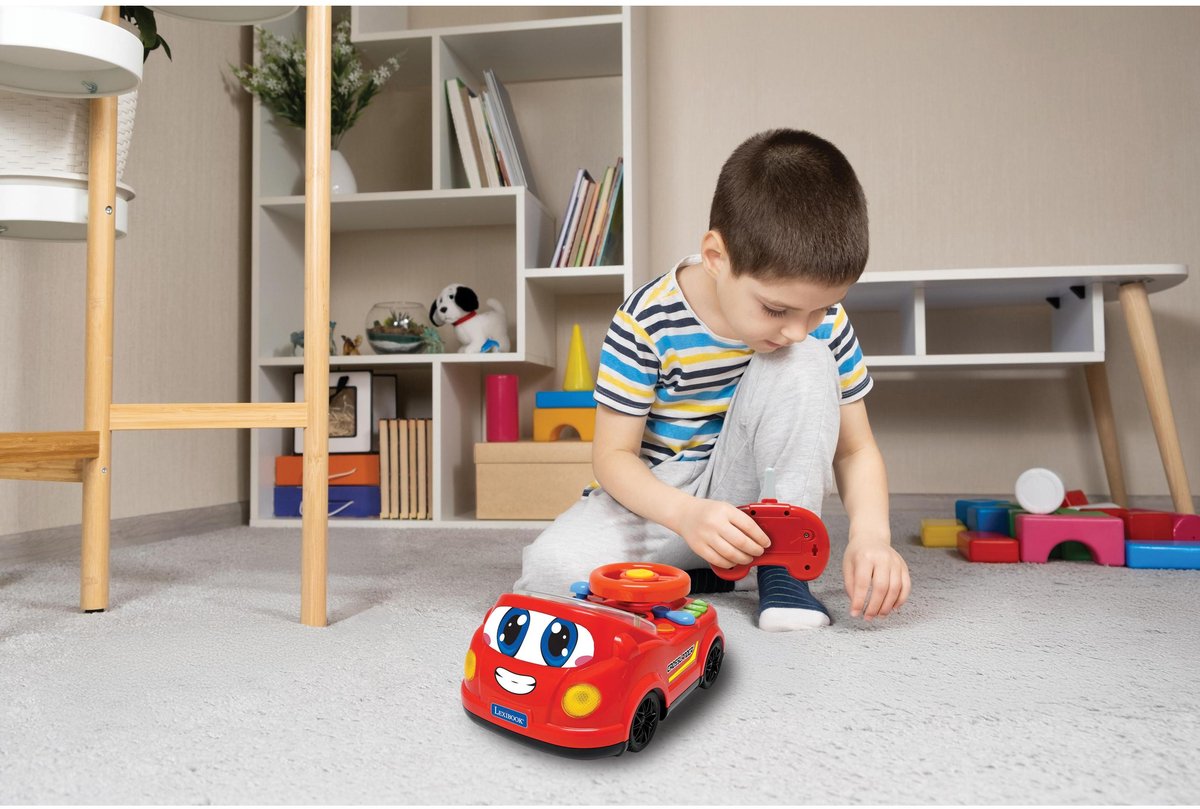 Lexibook Crosslander® Little Explorer RC – Dieser ferngesteuerte interaktive kleine Entdecker ist ein Spielzeugauto voller Funktionen, das realistische Geräusche, Lichter und interaktive Steuerungen für endloses fantasievolles Spielen bietet!