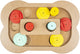 Duvo plus – Spielzeug für Tiere – Hund – Schiebe- und Snack-Puzzle – Bein 28 x 19 x 2,5 cm, mehrfarbig – 1 Stück