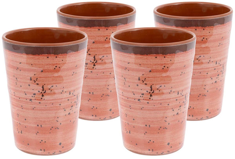 Bo-Camp-Becher - Halo - 4 Stück - Melamin - Ton