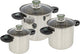 Bo-Camp - Pfannenset - Elegance Compact 3 - 3-teilig - Edelstahl