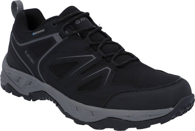 Hi-Tec Saunter Softshell wasserabweisende schwarze Wanderstiefel in Größe 43 für Herren