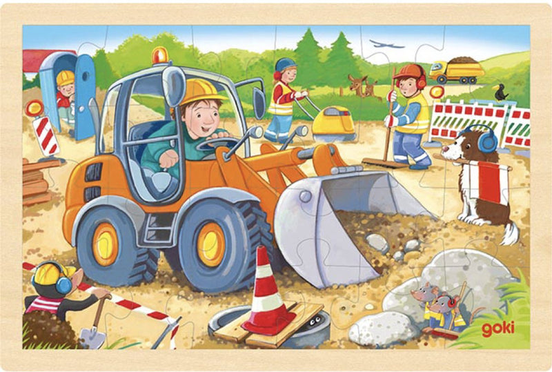 GOKI HOOLEN JIGSAW Puzzle Construction Site, 24st.
