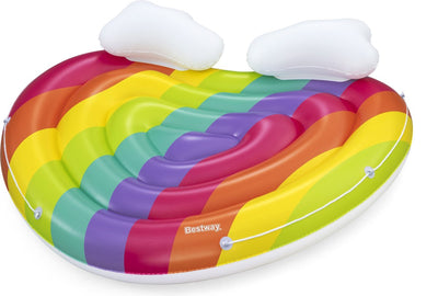 Bestway Regenbogenträume aufblasbares Regenbogen Herz, 164 cm