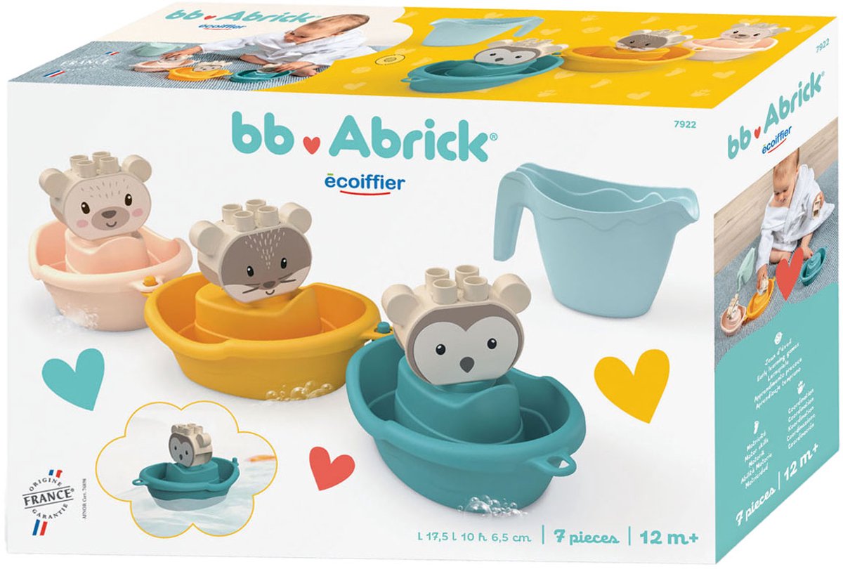 Abrick Badeboote Tiere mit Bewässerung, 7dlg.
