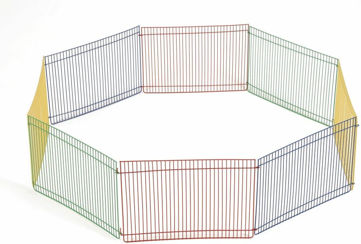 Beeztees - Nagetiergehege - 8 Paneele - 23x34 cm, Durchm. 85 cm