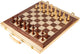 Kleines Fußholzschach und Backgammon