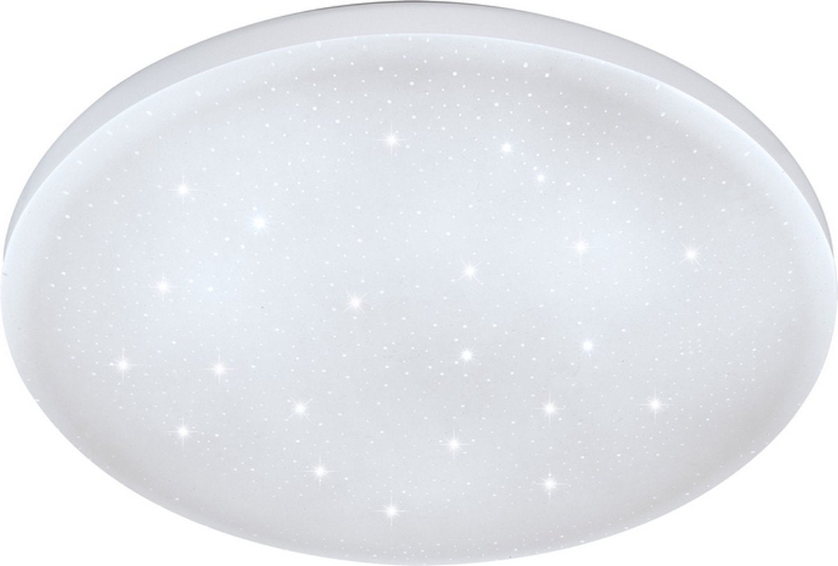 Eglo Frania-s Deckenleuchte - LED - ø 22 cm - weiß - glitzernd