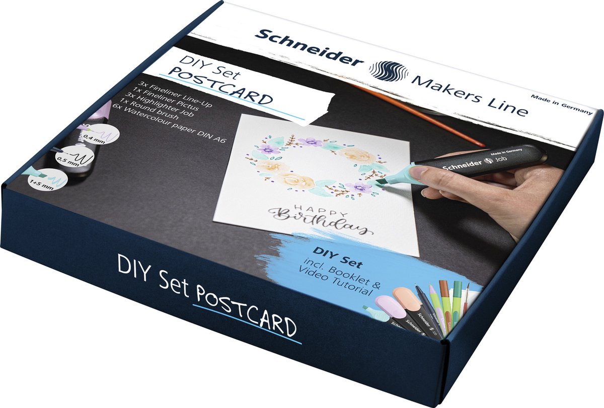 Schneider Briefpapier Schneider DIY-Set – Postkarten – s-ml85060901