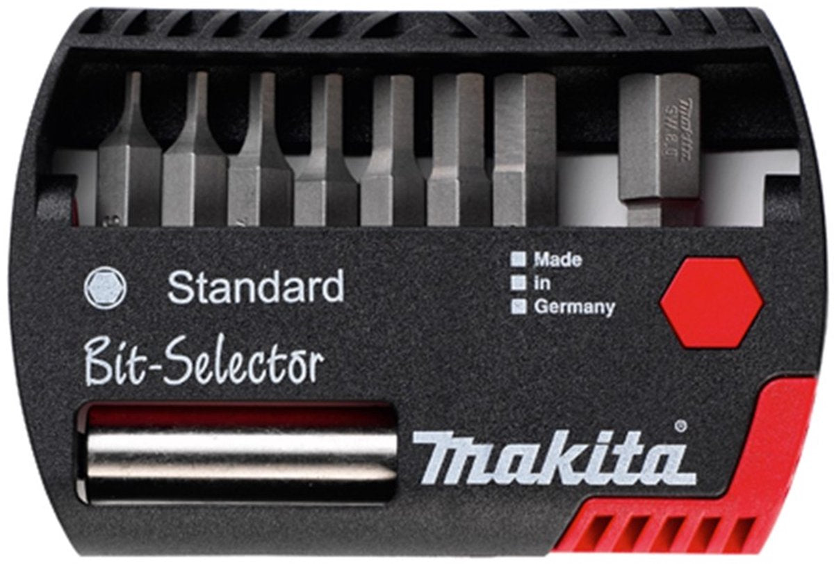 Makita Zubehör Schraubendreher-Bit-Set 9-teilig Sechskant – P-53774