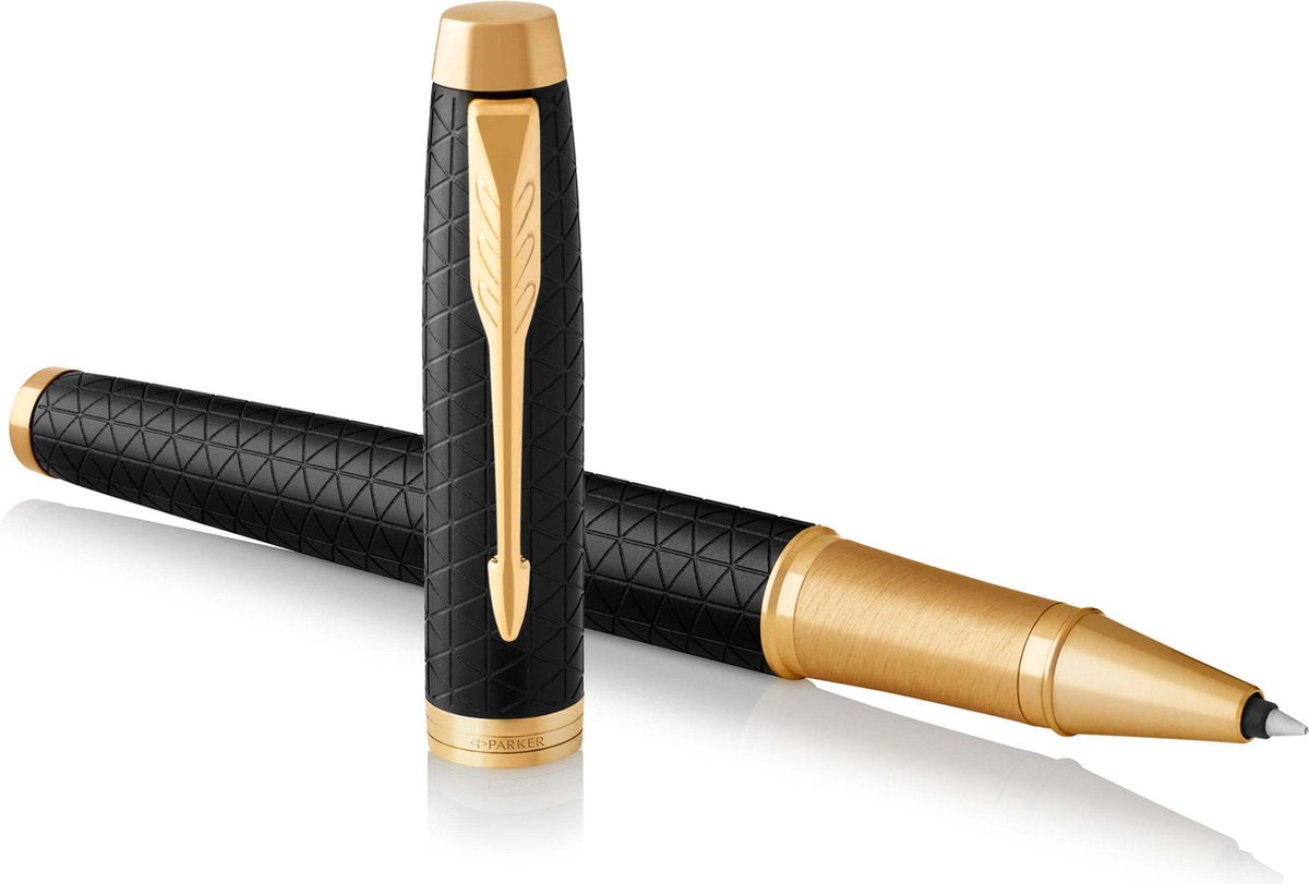 Parker im Tintenroller | Premium-Schwarz | feine schwarze Tinte | Geschenkbox