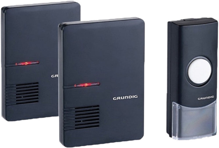 Grundig Grundig drahtlose Türklingel mit 2 Empfängern Schwarz