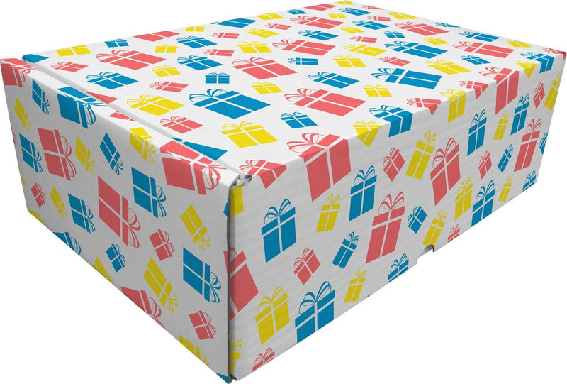Rathaus-Geschenkpaket-Box 4 – Design-Packungen – 30,5 x 21,5 x 11 cm – 5 Stück – rd-351132-5