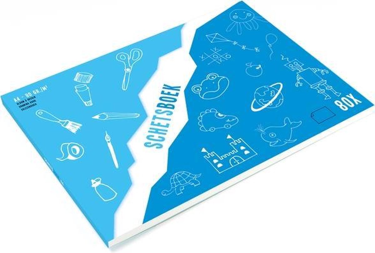 Kangaro-Skizzenbuch – A4 – 80 Blatt – 80 Gramm – k-5918107