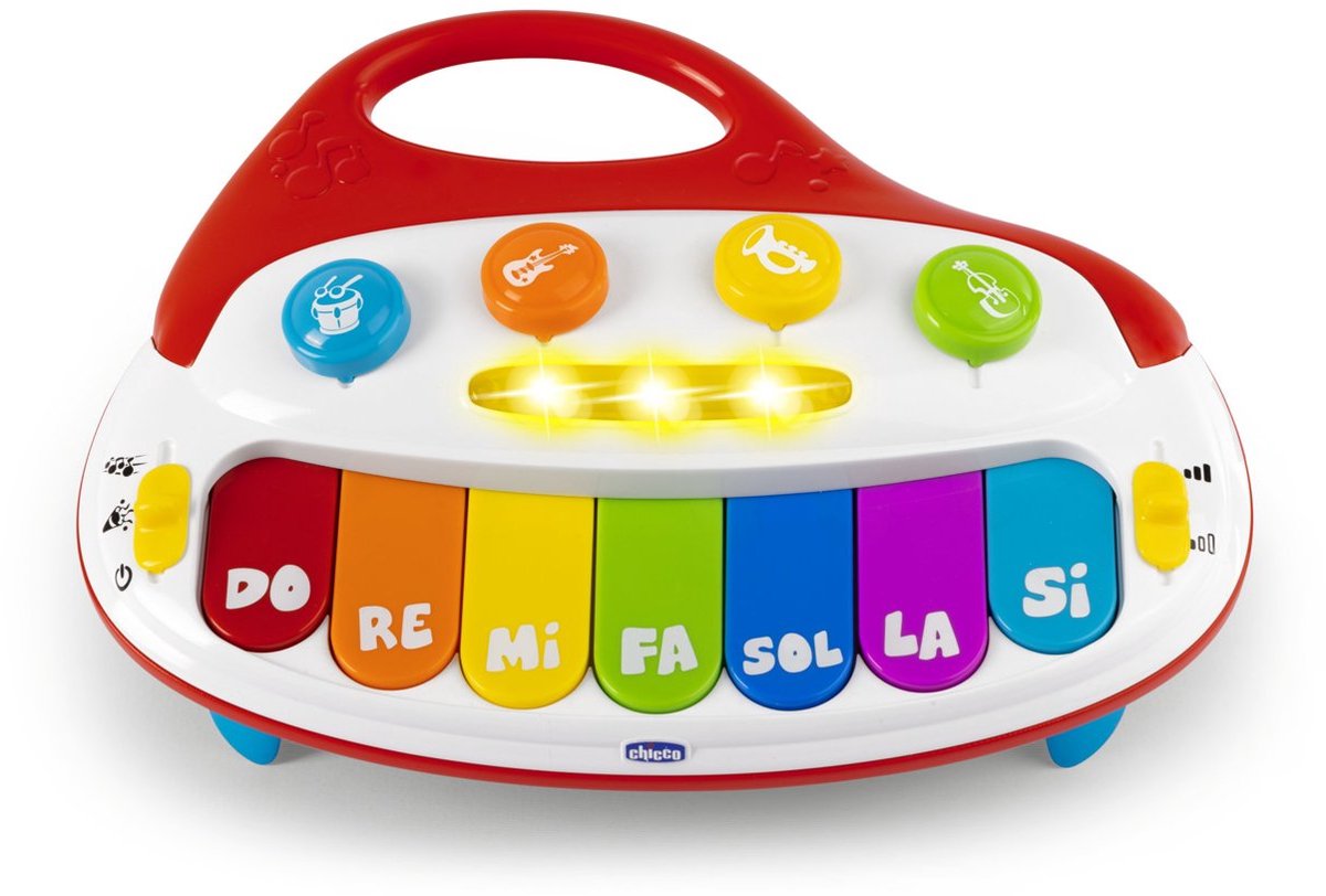 Chicco mein erstes Klavierorchester – Musikspielzeug mit Licht und Ton (1–4 Jahre)