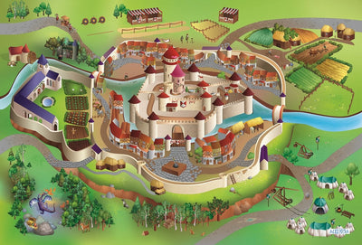 Achoka Play Dress Castle Mittelalter, 100x150 cm