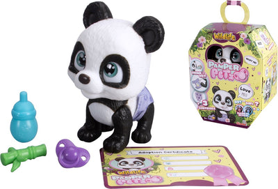 Simba - Pamper Petz - Panda - Trink- und Pinkelfunktion - Windel mit Farbwechselfunktion - ab 3 Jahren